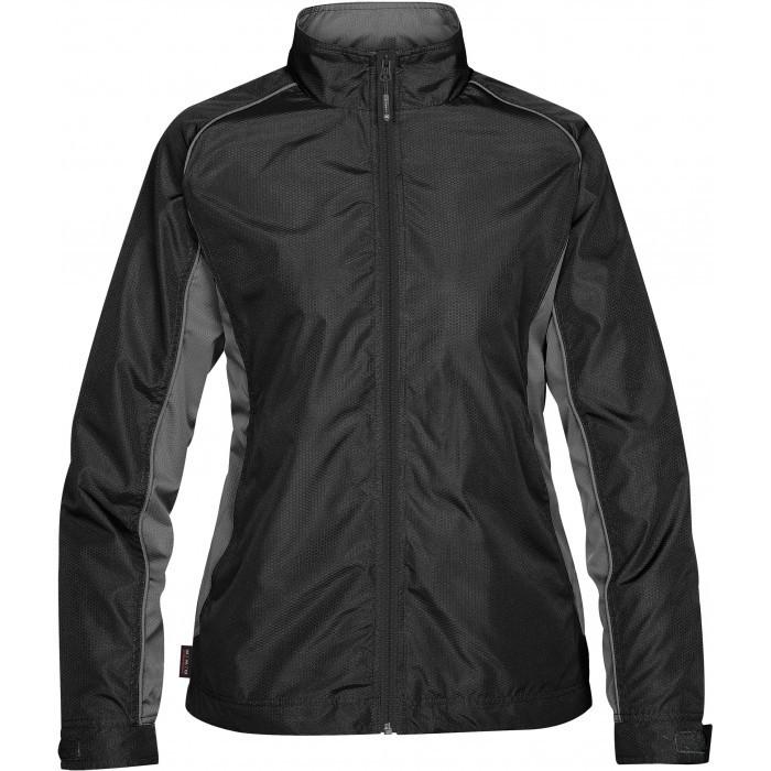 Stormtech Women's Black/Grey Axis Track Jacket