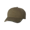 Outdoor Cap Olive/Realtree Xtra Frayed Trim Camo Cap