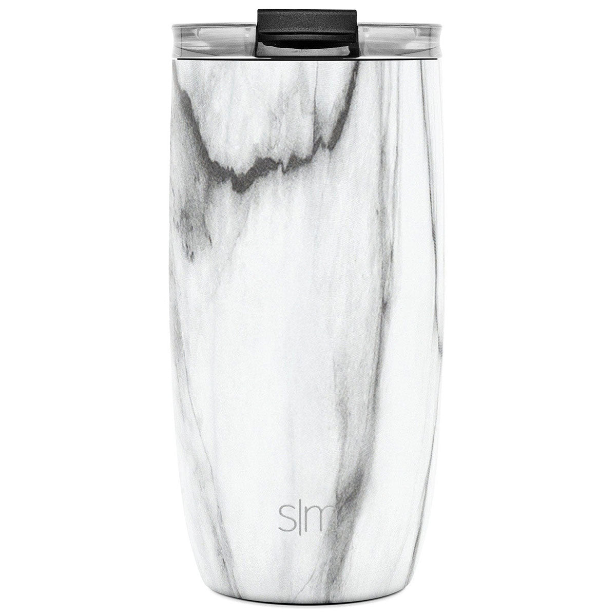 Simple Modern Voyager 16oz Stainless Steel Travel Mug with Insulated Flip Lid Powder Coat Black