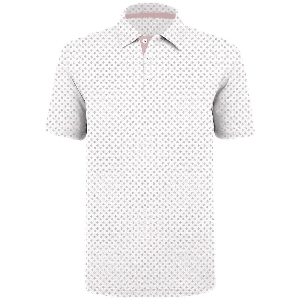 Swannies Heit Polo - White/Rose - XX-Large