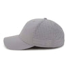 Paramount Apparel Grey Soft Structure Low Profile Perforated Performance Cap