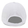 Paramount Apparel White Soft Structure Low Profile Perforated Performance Cap