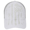 Paramount Apparel White/Grey Patriotic Mesh Back Cap