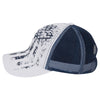 Paramount Apparel White/Navy Patriotic Mesh Back Cap