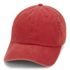 Paramount Apparel Red Pigment Washed Cap