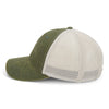 Paramount Apparel Olive/Stone Pigment Washed Soft Mesh Cap