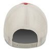 Paramount Apparel Red/Stone Pigment Washed Soft Mesh Cap