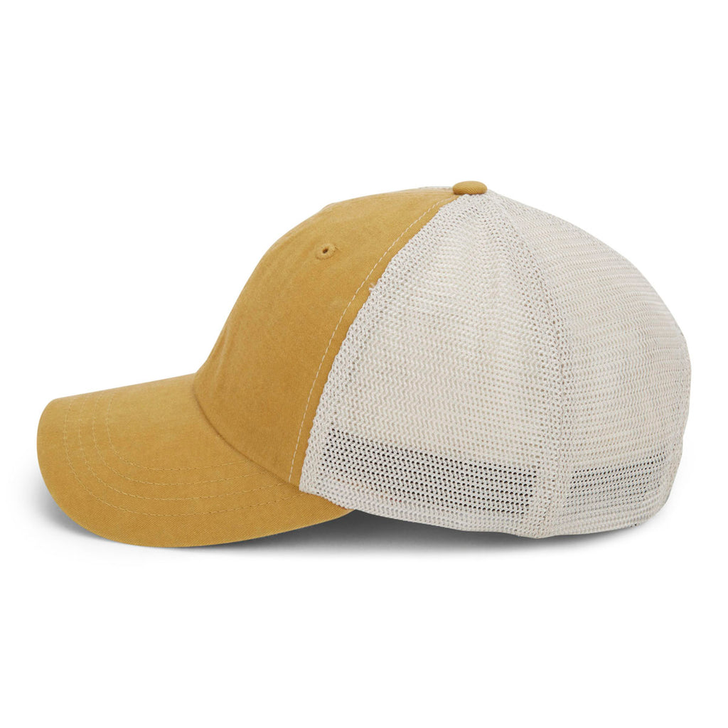 Paramount Apparel Wheat/Stone Pigment Washed Soft Mesh Cap