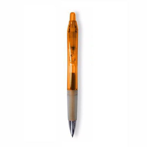 BIC Clear Orange Intensity Clic Gel Pen with Blue Ink