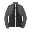 Port Authority Men's Grey Steel/Deep Black Zephyr Reflective Hit Full-Zip Jacket