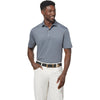 Johnnie-O Men's Heather Black Birdie Solid Jersey Performance Polo