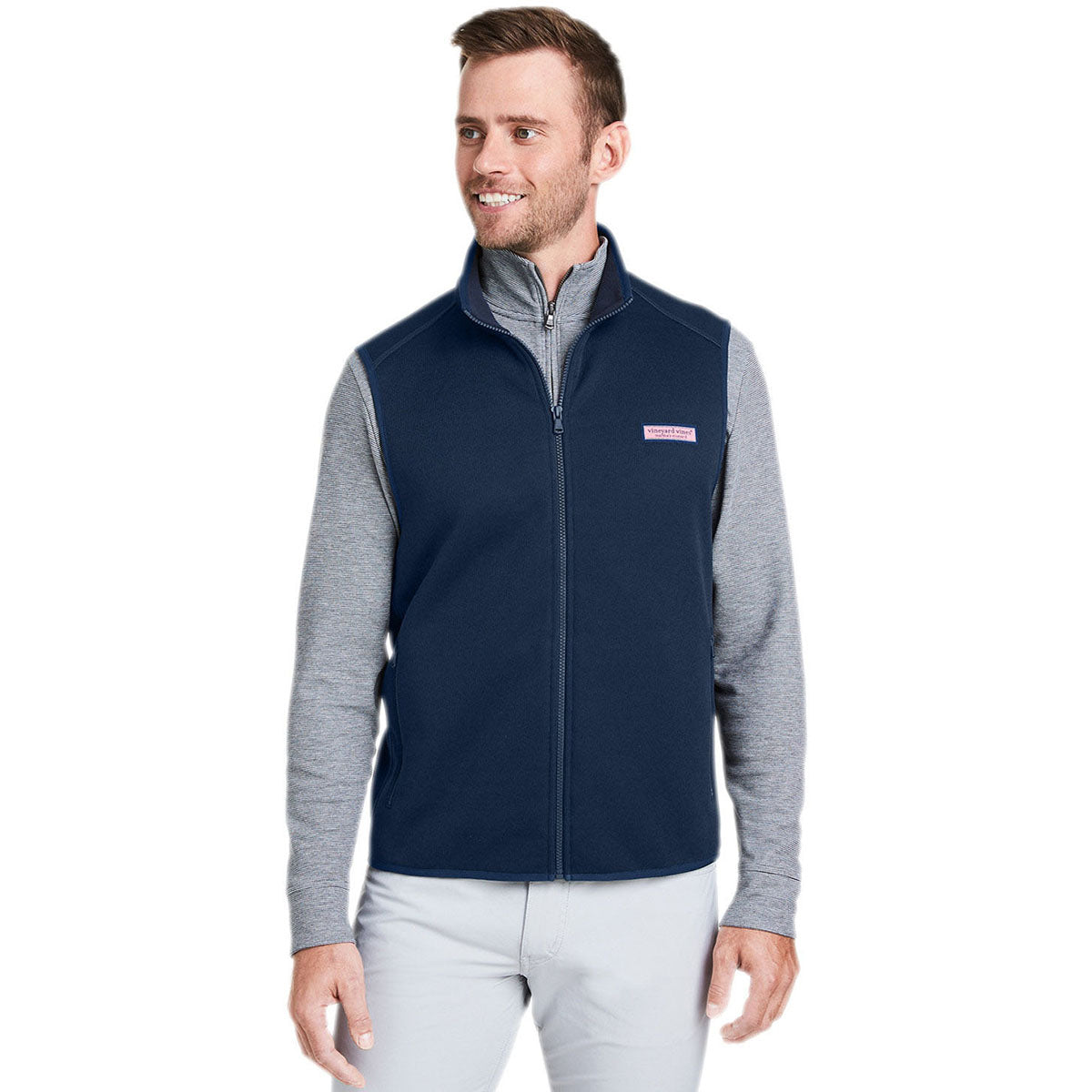 Shop Green Bay Packers Mountain Sweater Fleece Vest at vineyard vines