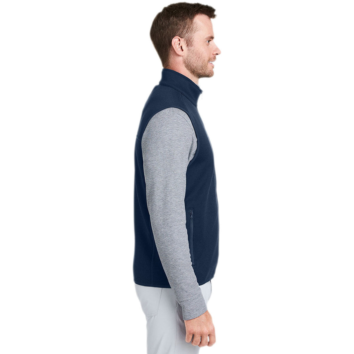 Shop New England Patriots Mountain Sweater Fleece Vest at vineyard vines