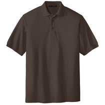 Port Authority Men's Coffee Bean Silk Touch Polo