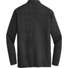 Port Authority Men's Black Long Sleeve Meridian Cotton Blend Polo