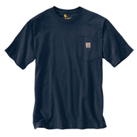 Custom Work Shirts Screen Printed Carhartt Men's Black Force Solid  Short-Sleeve Shirt