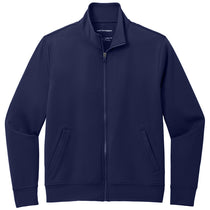 Port Authority Men's True Navy C-FREE Double Knit Full-Zip