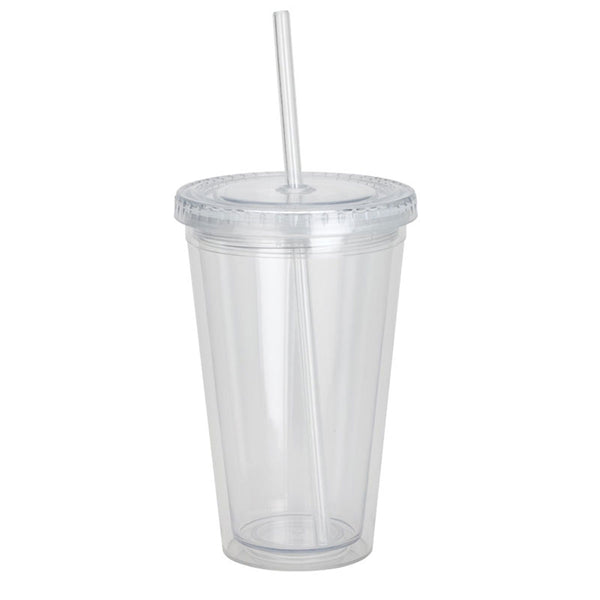 Sovrano Clear Cayman 16 oz. Double Wall Acrylic Tumbler