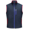 Bugatchi Men's Navy Vest With Two Contrast Colors