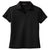 Sport-Tek Women's Black Dri-Mesh V-Neck Polo