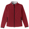 Port Authority Women's Caldera Red/Chrome Glacier Softshell Jacket