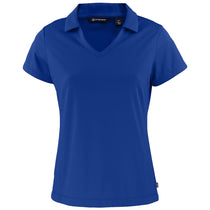 Cutter & Buck Women's Tour Blue Daybreak Eco Recycled V-neck Polo