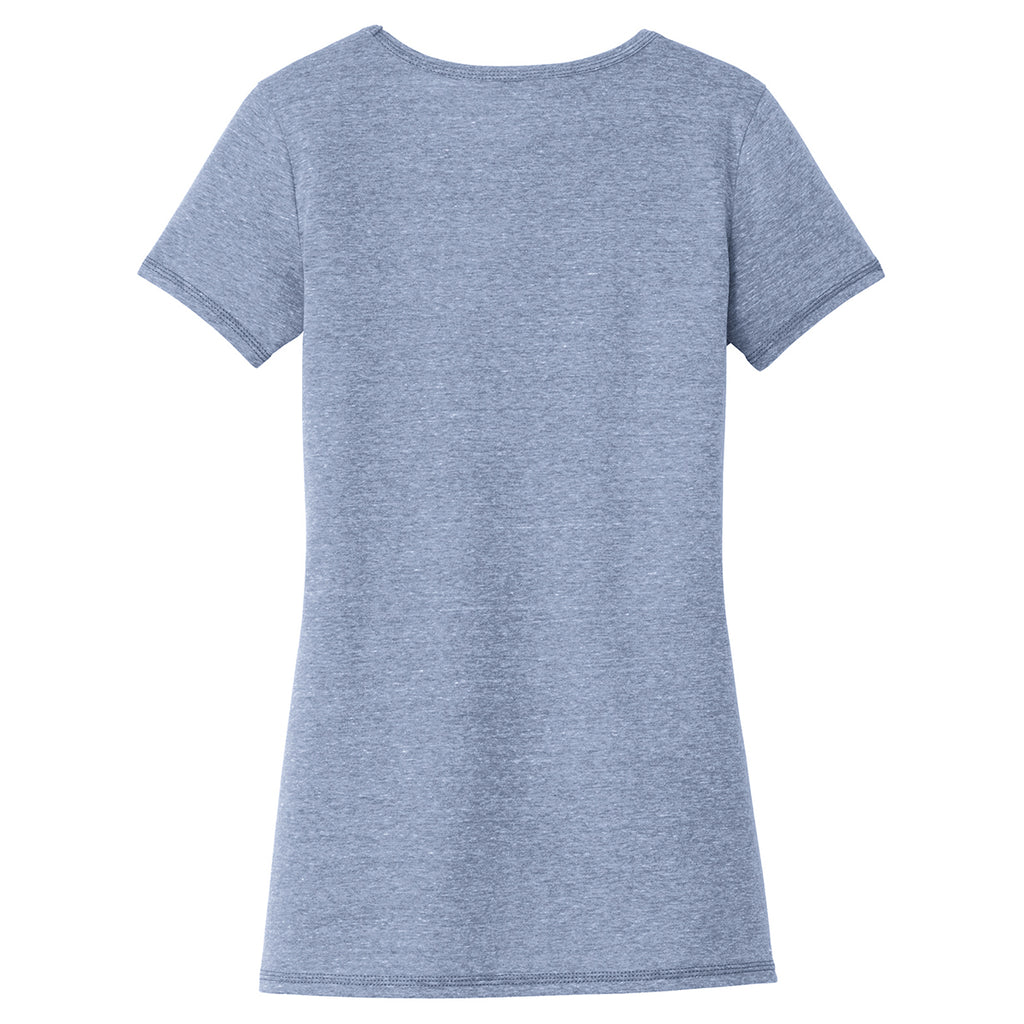 New Era Women's True Navy Tri-Blend Performance Scoop Tee