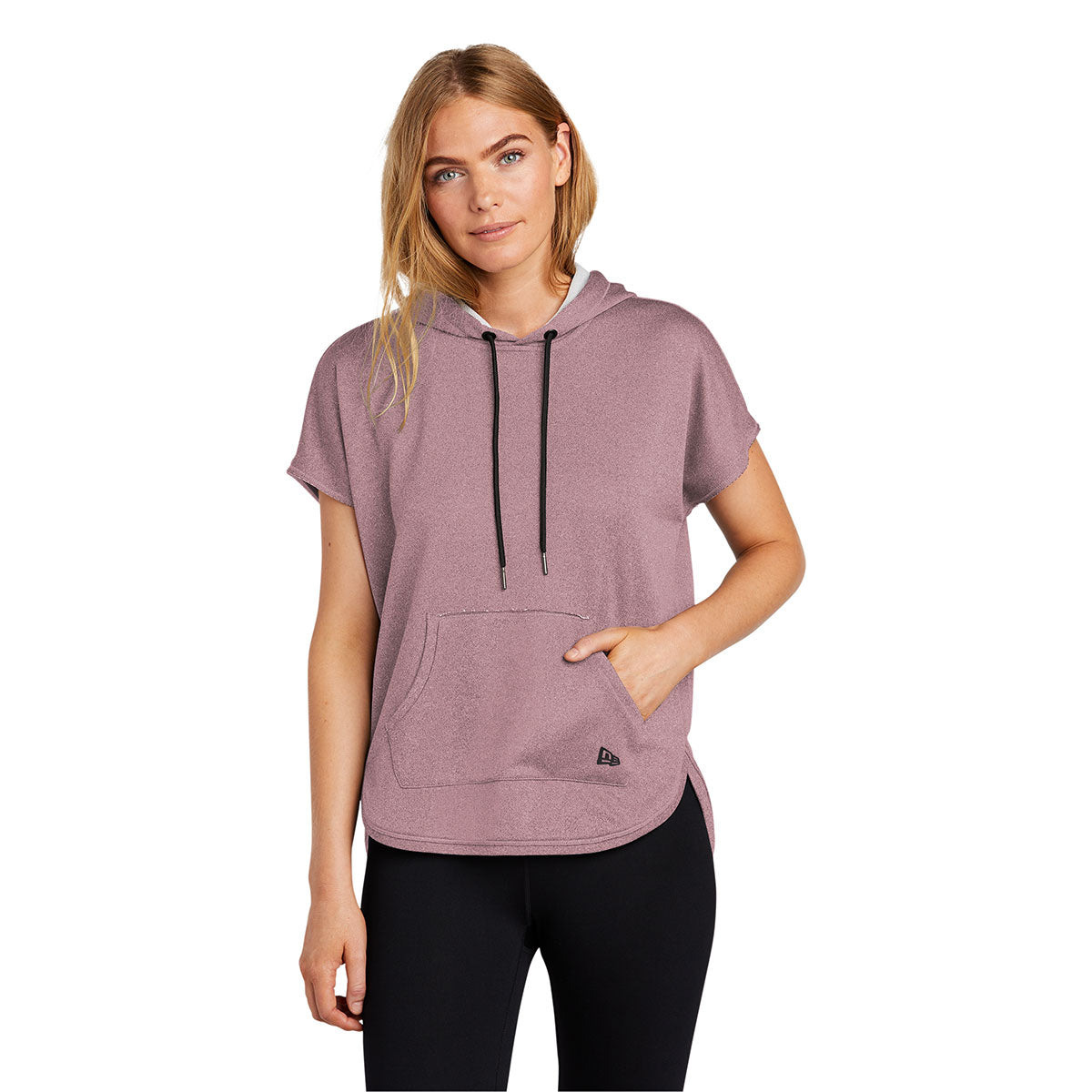 Women's short sleeve hooded hot sale top