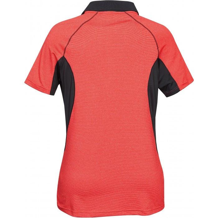 Stormtech Women's Bright Red/Black Catalina Performance Polo