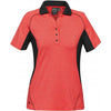 Stormtech Women's Bright Red/Black Catalina Performance Polo