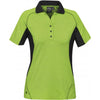 Stormtech Women's Kiwi/Black Catalina Performance Polo