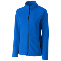 Clique Women's Royal Blue Summit Microfleece Hybrid Full Zip