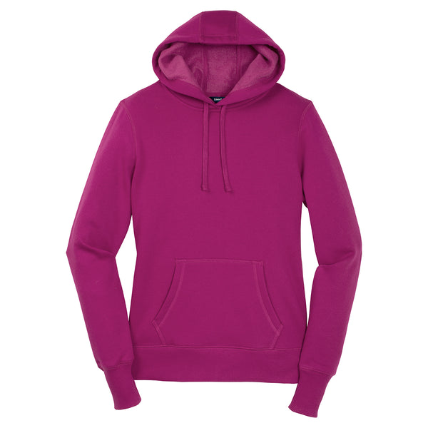 Sport-Tek Women's Pink Rush Pullover Hooded Sweatshirt