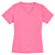 Sport-Tek Women's Bright Pink PosiCharge RacerMesh V-Neck Tee