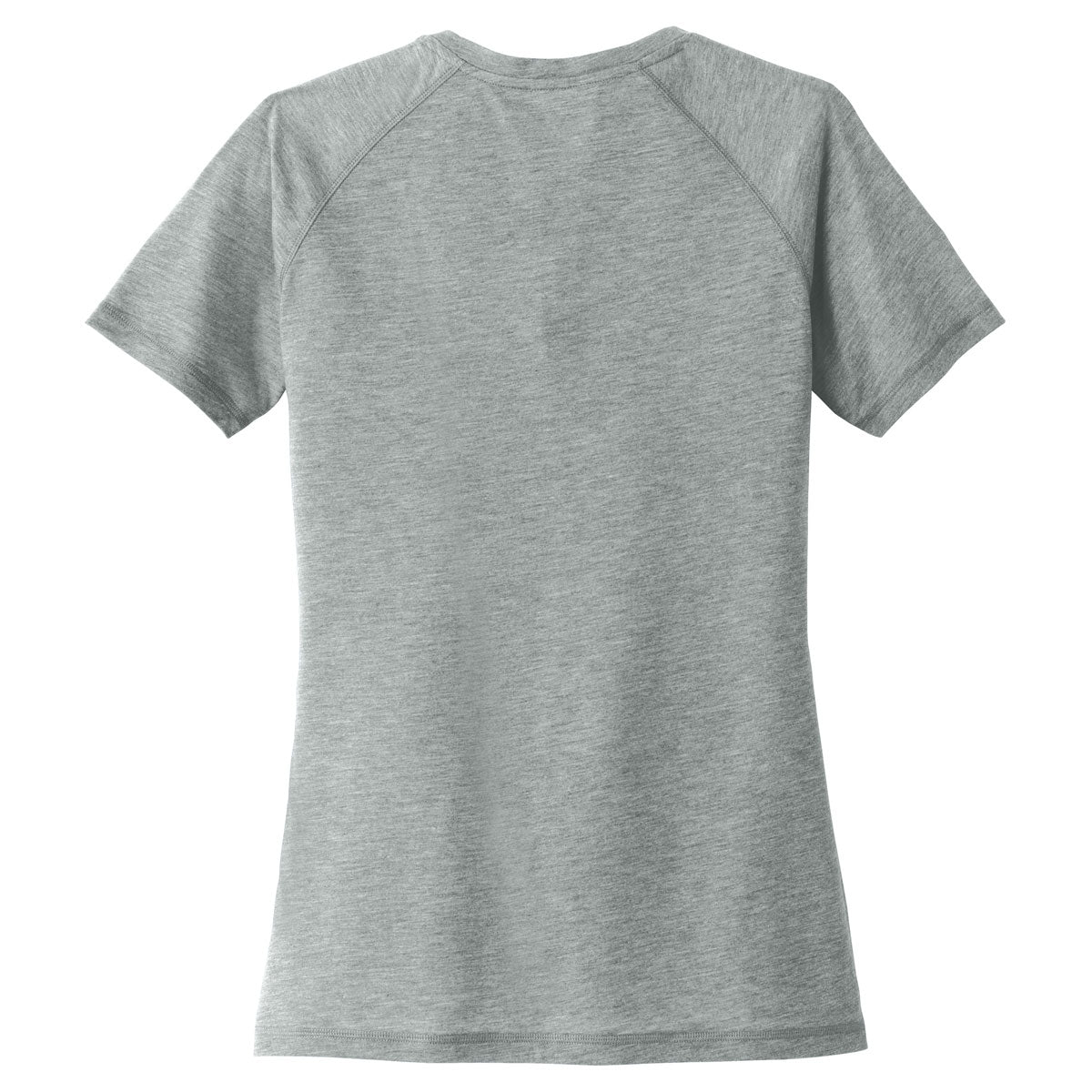 Sport-Tek Women's Dark Grey Heather PosiCharge Tri-Blend Scoop Neck Te