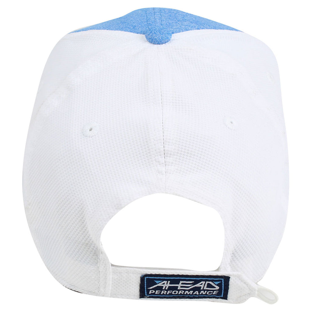 AHEAD Olympic/White Heather 2-Tone Cap