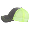 AHEAD Graphite/Neon Yellow Neon Mesh Back Cap