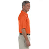 Harriton Men's Team Orange 6 oz. Ringspun Cotton Pique Short-Sleeve Polo