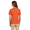 Harriton Women's Team Orange 6 oz. Ringspun Cotton Pique Short-Sleeve Polo