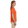 Harriton Women's Team Orange 6 oz. Ringspun Cotton Pique Short-Sleeve Polo