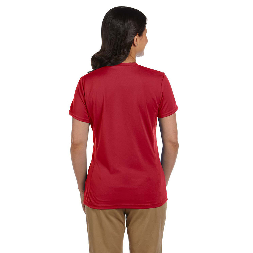 Harriton Women's Red 4.2 oz. Athletic Sport T-Shirt