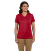 Harriton Women's Red 4.2 oz. Athletic Sport T-Shirt