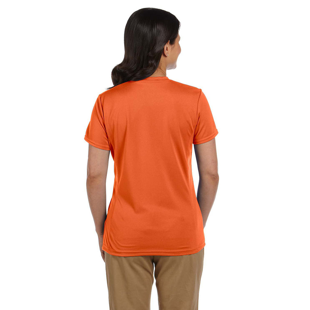 Harriton Women's Team Orange 4.2 oz. Athletic Sport T-Shirt