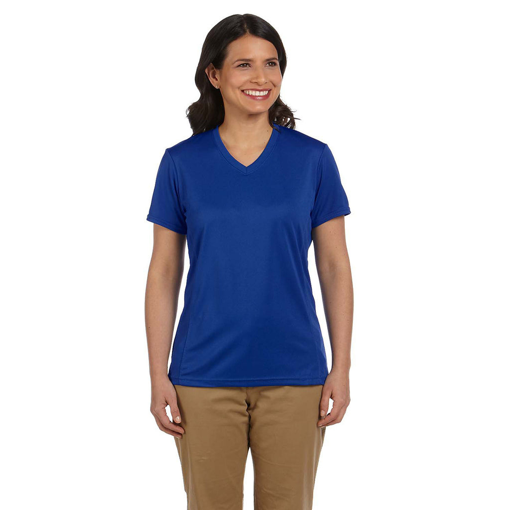 Harriton Women's True Royal 4.2 oz. Athletic Sport T-Shirt