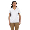 Harriton Women's White 4.2 oz. Athletic Sport T-Shirt