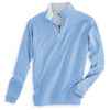 Peter Millar Men's Cottage Blue Perth Stretch Loop Terry Quarter Zip