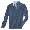 Peter Millar Men's Midnight Perth Stretch Loop Terry Quarter Zip