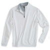 Peter Millar Men's White Perth Stretch Loop Terry Quarter Zip