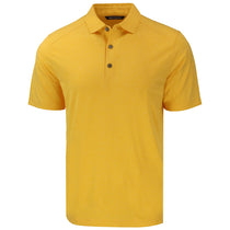 Cutter & Buck Men's College Gold Heather Forge Eco Stretch Recycled Polo