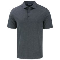 Cutter & Buck Men's Dark Black Heather Forge Eco Stretch Recycled Polo